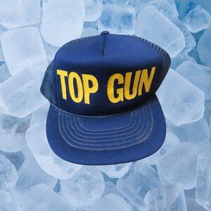 VINTAGE TOP GUN MAVERICK 1986 Cap Hat Paramount Pictures Capital EXCELLENT